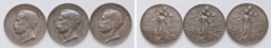 VITTORIO EMANUELE III (1900-1943) - Lotto di 3 esemplari da 10 centesimi 1911, Roma.