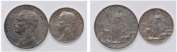 VITTORIO EMANUELE III (1900-1943) - Lotto 5 e 2 centesimi 1908, Roma.