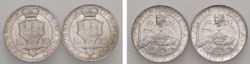 SAN MARINO - Vecchia monetazione (1864-1938) - Lotto due esemplari da 10 lire 1937, Roma.