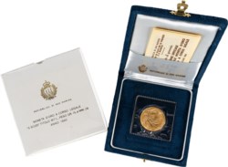 SAN MARINO - Nuova monetazione (1972-) - 5 scudi 1980, La Giustizia.