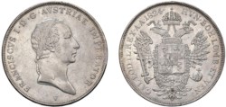 FRANCESCO I D'ASBURGO-LORENA (1815-1835) - Scudo nuovo 1824, Venezia.