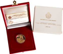 SAN MARINO - Nuova monetazione (1972-) - 5 scudi 1991, Pace riconquistata.