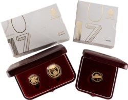 SAN MARINO - Nuova monetazione (1972-) - Lotto composto da 20, 50 euro e 2 scudi, 2017, in astucci originali.
