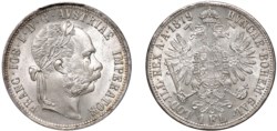 AUSTRIA - FRANCESCO GIUSEPPE D'ASBURGO-LORENA (1848-1916) - Fiorino 1879, Vienna.