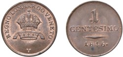 FERDINANDO I D'ASBURGO-LORENA (1835-1848) - Centesimo 1846, Venezia.