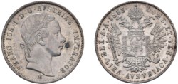 FRANCESCO GIUSEPPE I D'ASBURGO-LORENA (1848-1866) - 1 lira 1853, Milano.