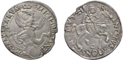 CARMAGNOLA - MICHELE ANTONIO DI SALUZZO (1504-1528) - Cornuto, s.d..