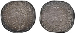 GENOVA - DOGI BIENNALI (III Fase, 1637-1797) - Scudo 1680, SM, al torchio.