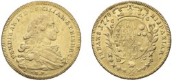 NAPOLI - FERDINANDO IV (1759-1816) - 6 ducati 1778, VIII tipo.