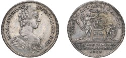 NAPOLI - FERDINANDO IV (1759-1816) - Carlino o medaglia 1768, per le nozze di Ferdinando con Maria Carolina d'Austria.