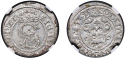 POLONIA - SIGISMONDO III VASA (1587-1632) - Schilling 1595, LI, Riga.