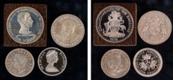 VARI STATI - COMMONWEALTH - Lotto di 4 monete.