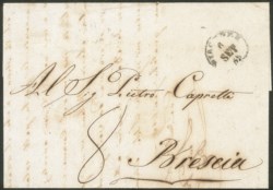 Antichi Stati Italiani - Parma - Lettera in periodo di Governo Provvisorio da PIACENZA 6 SET.59