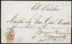 Antichi Stati Italiani - Parma - Lettera dal Lombardo Veneto con c.30