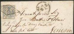 Antichi Stati Italiani - Parma - Lettera per il Lombardo Veneto