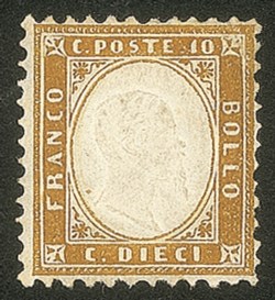 Regno - Vittorio Emanuele II - 1862 - 10 cent bistro giallastro (1)