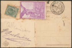 Regno - Vittorio Emanuele III - 1911 - Firenze Gare di Aviazione - cartolina ufficiale Oggi si vola (Longhi 451)