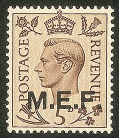Occupazioni straniere delle colonie - 1942 - Nairobi - 5 pence (5/I)