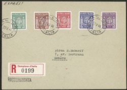 Emissioni autonome - Prima Tiratura - Stemma - serie completa - 5 valori (1a/5a)