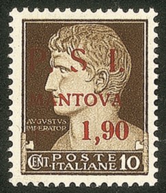 Emissioni CLN - 1945 - Non Emesso - 10 cent + 1,90 lire (12w)