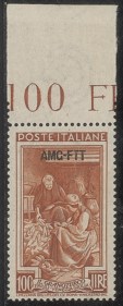 Trieste AMG FTT - 1947 - 100 lire Italia al Lavoro (106/IId)