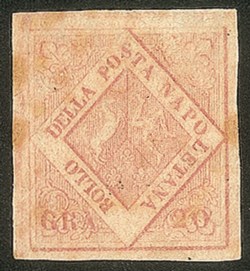 Antichi Stati Italiani - Napoli - 1858 gr.20 rosa chiaro II tavola (13)