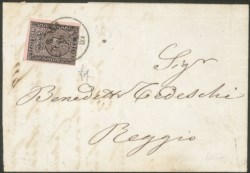 Antichi Stati Italiani - Parma - Lettera da PARMA 19 GENN 57