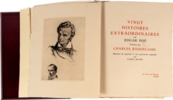 Poe Edgar Allan - Vingt histoires extraordinaires. Traduites par Charles Baudelaire. Illustrées de 41 eaux fortes originales par Lobel-Riche
