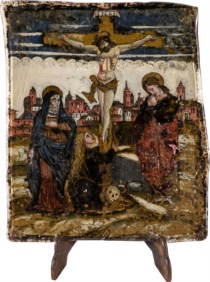 Northern European school (?) of the 17th century - Lamentation over the Crucified Christ