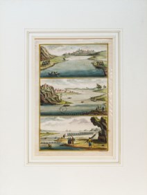 Chaterine Haussard - Eight hand-coloured copper engravings on fishing themes