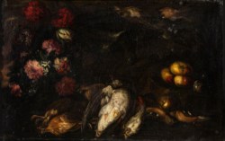 Tuscan school of the 17th century - Still life with flowers
