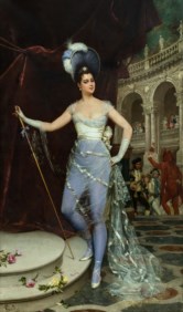 Ignace Spiridon (Rome, 1848 - Nice, 1930) - The Star of the Opera