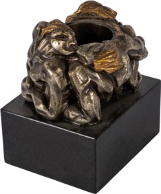 20th century - Decorated inkwell