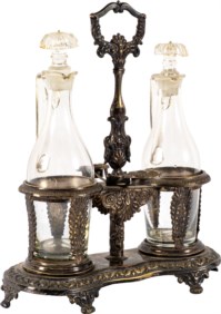 19th century - Oil and vinegar cruet set