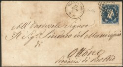 Antichi Stati Italiani - Sardegna - Lettera da Alessandria 12.8.53