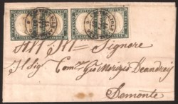 Antichi Stati Italiani - Sardegna - Annullamenti - Lettera per Demonte