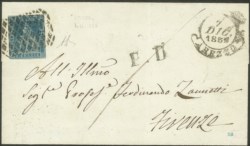 Antichi Stati Italiani - Toscana - Lettera da Arezzo 7.12.52