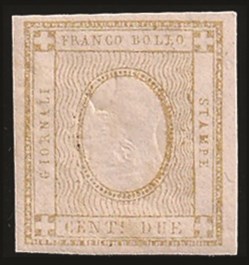 Regno - Vittorio Emanuele II - 1862 - Stampati c.2 bistro