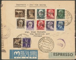 RSI - G.N.R. Verona - Busta espresso per città regolarmente viaggiata