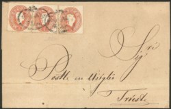 Europa e Oltremare - Austria - Lettera scritta a Malcesine per Trieste il 3.1.62