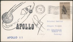 Collezione Spazio - Stati Uniti D'america - Apollo - 1969 - Busta Apollo XI