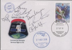 Collezione Spazio - Stazione Spaziale Internazionale - Missioni congiunte - 2019 - Dragon CRS-18