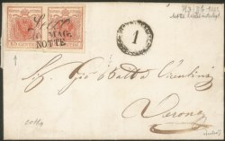 Antichi Stati Italiani - Lombardo Veneto - Fresca lettera del 10.5.52