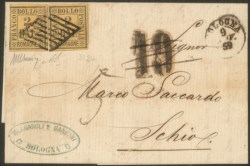 Antichi Stati Italiani - Romagne - Due 2 bai giallo arancio (3)