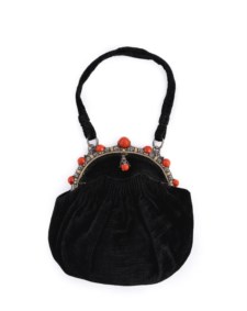 Buccellati, silver and coral evening bag, ca. 1930