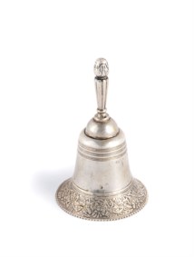 Silver table bell, Italy, 20th century