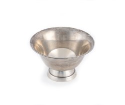900 silver bowl, Belgium, 20th century