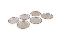 Six bread plates, Italy, 20th century