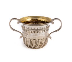 925 silver porringer cup, 20th century