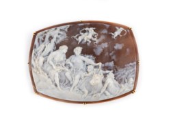 Cameo brooch, Naples, ca. 1970